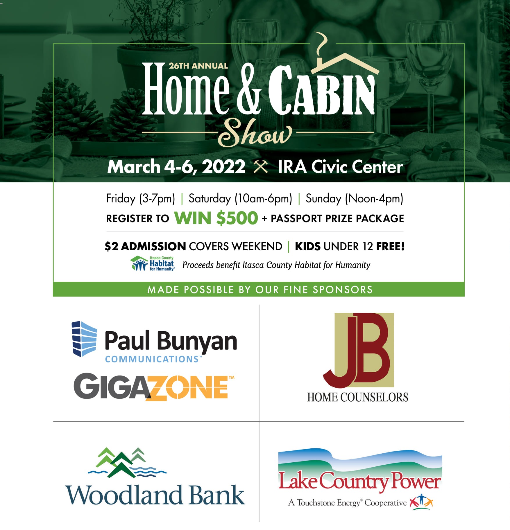 Builders Home Cabin Show Visit