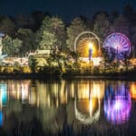 Itasca County Fair at Night Grand Rapids MN