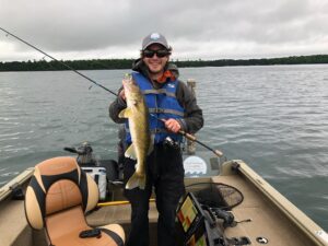 Grant Thousand Lakes with nice walleye from grand rapids mn area lake