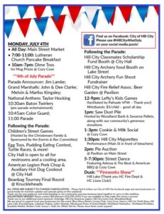 Hill City 4th of July Flyer 2