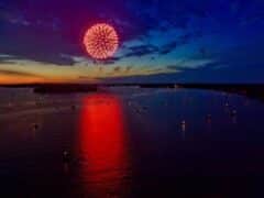 fireworks pokegama lake