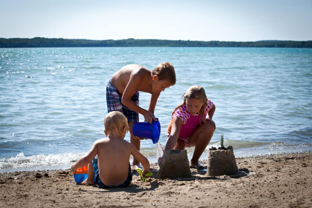 Summer beaches in the Grand Rapids