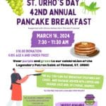 St Urhos Day Breakfast flyer 2024