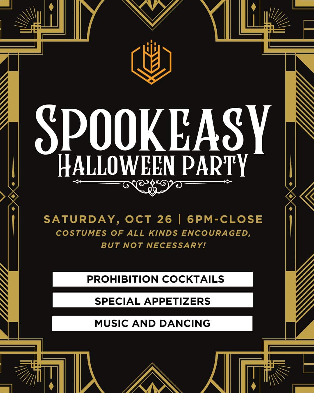Spooky Speakeasy POST