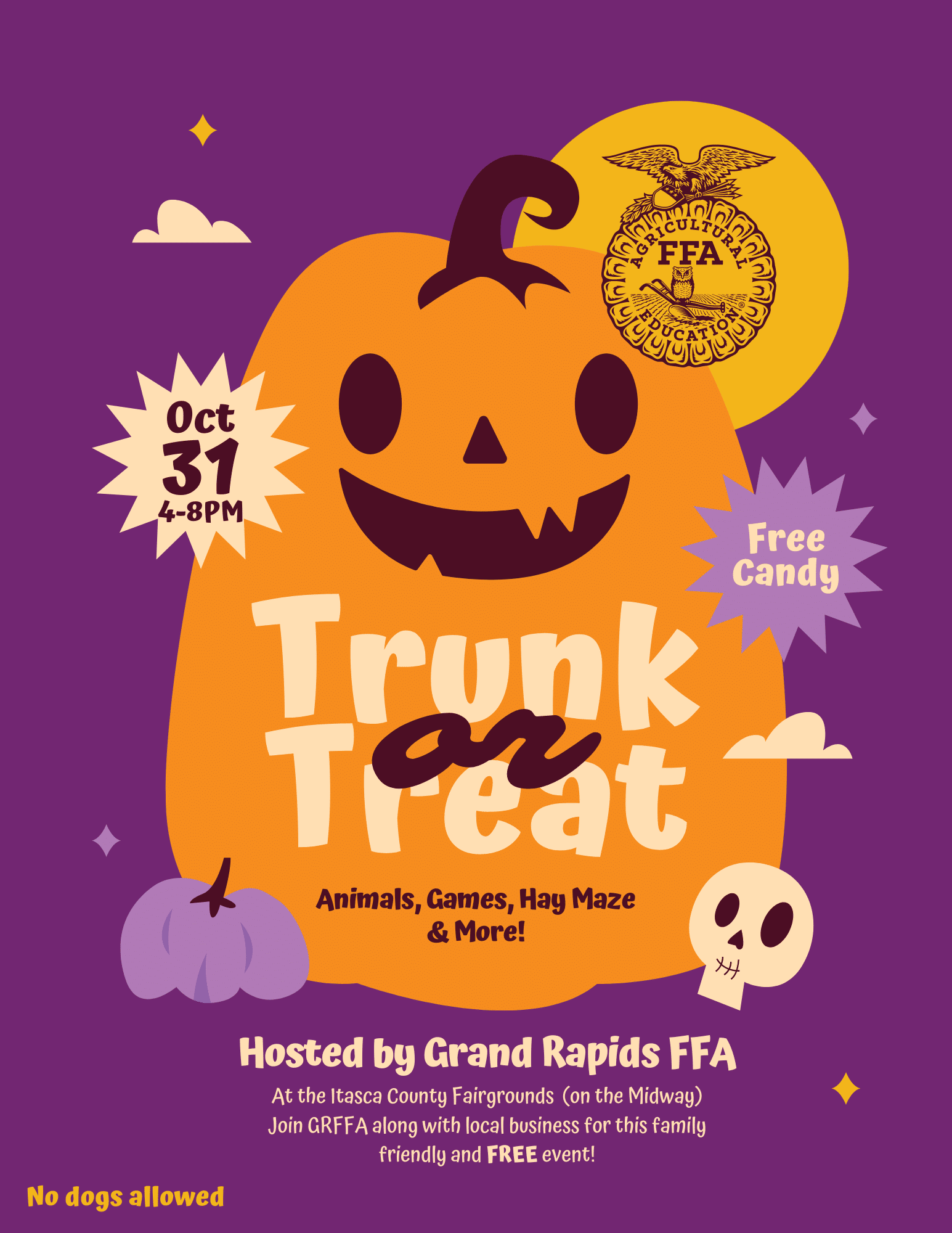 trunk or treat flyer