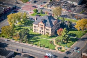 Old Central School Aerial Weis Guy IMages 1