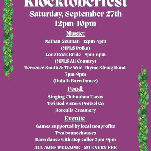Klocktoberfest 11 x 17 in Real Estate Flyer