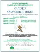guided snowshoe hikes