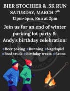 BIER STOCHIER .5K RUN