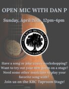 OPEN MIC WITH DAN P 426