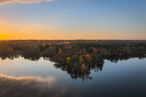 mallard point peninsula from above