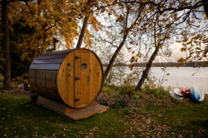 sauna autumn