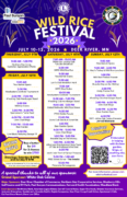 Wild Rice Schedule