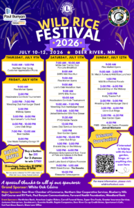 Wild Rice Schedule