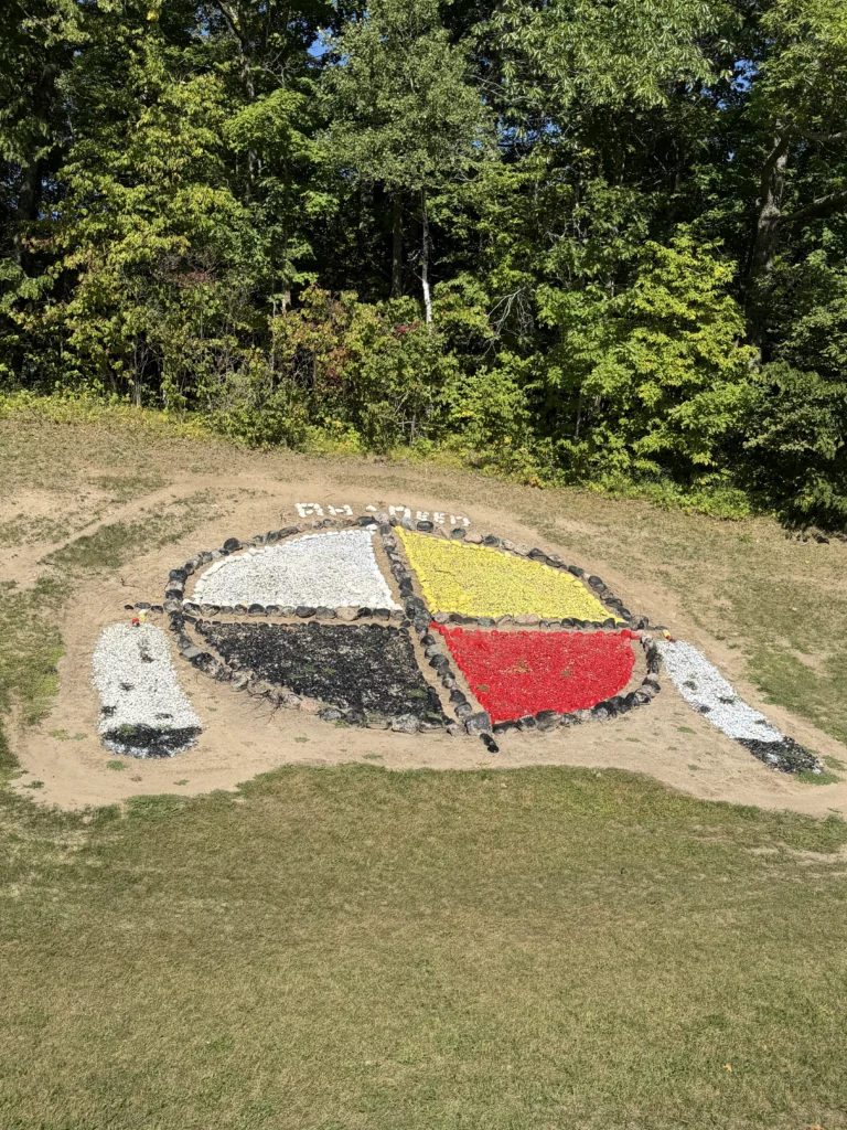 Native American rock art in Alvwood, MN