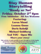 Storytelling for Oct 26